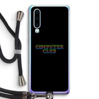 Retro: Huawei P30 Transparant Hoesje met koord