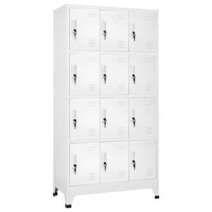 Lockerkast met 12 compartimenten 90x45x180 cm SKU: V244476