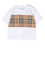 Burberry Kids t-shirt à motif Vintage Check - Blanc - thumbnail