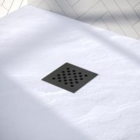 Brauer Afvoerrooster Voor Douchebak - Geborsteld Gunmetal