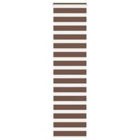 Zebra rolgordijn 60x200 cm stofbreedte 55,9 cm polyester bruin