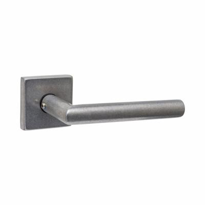 Intersteel deurkruk Jura met rozet massief verdekt 53x53x10mm met nokken - PVD RVS getrommeld