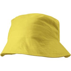 Zonnehoedje/vissershoedjes voor volwassenen - geel - 100% katoen - Zon bescherming