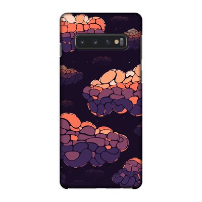 Patroon Wolken: Samsung Galaxy S10 4G Volledig Geprint Hoesje