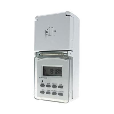 Tijdschakelaar voor buiten (IP44) 3500 Watt - 24/7 programma