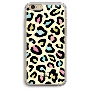 Leopard pattern: iPhone 6 Plus / 6S Plus Transparant Hoesje
