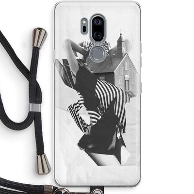 House: LG G7 Thinq Transparant Hoesje met koord