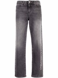 Karl Lagerfeld jean droit à logo - Gris