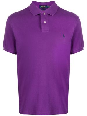 Polo Ralph Lauren polo à logo brodé - Violet