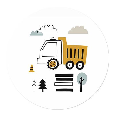 Muurcirkel Kiepwagen Geen 140