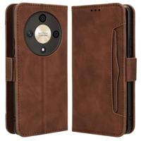 Honor Magic6 Lite/X9b Cardholder Series Portemonnee Hoesje - Bruin - thumbnail