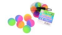 John Toy Neon stuiterballen 6 in net