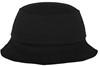 Flexfit FX5003 Flexfit Cotton Twill Bucket Hat - Black - One Size