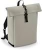 Atlantis BG335 Matte PU Roll-Top Backpack - Clay - 28 x 43 x 13 cm