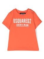 DSQUARED2 KIDS logo-print T-shirt - Orange - thumbnail