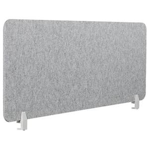 Beliani - SPLIT - Bureauscherm - Grijs - 50 x 160 cm - Polyester