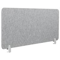 Beliani - SPLIT - Bureauscherm - Grijs - 50 x 160 cm - Polyester