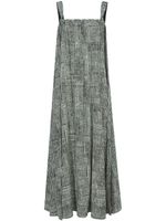 Proenza Schouler White Label robe portefeuille Flou à design sans manches - Noir