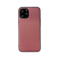 iPhone 12 Pro hoesje - Backcover - Stofpatroon - TPU - Roze