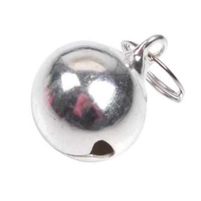 Nobleza Belletje voor halsband - Chrome - 18 mm