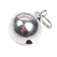 Nobleza Belletje voor halsband - Chrome - 18 mm