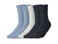 esmara 5 Paar sokken (blauw/wit/marineblauw, 39-42)