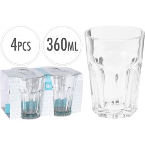 Drinkglazenset 360Ml 4 Stuks