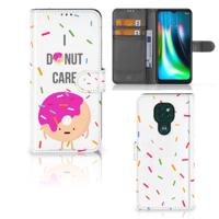 Motorola Moto G9 Play | E7 Plus | Book Cover | Donut Roze