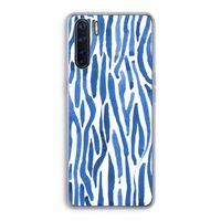 Blauwe nerven: Oppo A91 Transparant Hoesje