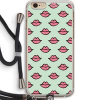Lipjes: iPhone 6 PLUS / 6S PLUS Transparant Hoesje met koord