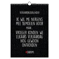 Comello Verjaardagskalender darum a4 formaat