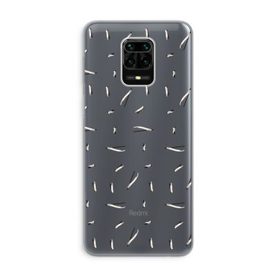 Hipster stripes: Xiaomi Redmi Note 9 Pro Transparant Hoesje