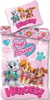 Paw Patrol Heroes! dekbedovertrek 140 x 200 cm - 70 x 90 cm Katoen