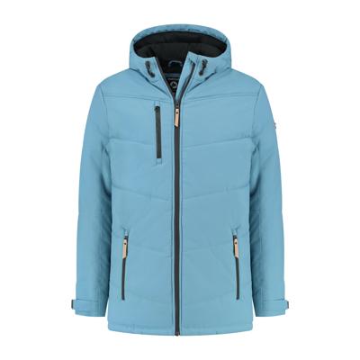 Travelin' Heren - Short jacket - Blauw - Maat XXL Travelin' Heren - Short jacket - Blauw - Maat XXL