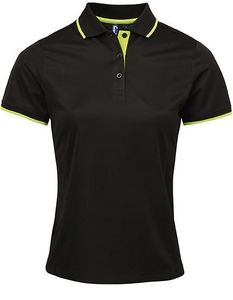 Premier Workwear PW619 Ladies` Contrast Coolchecker® Polo