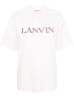 Lanvin t-shirt en coton à patchs logo - Rose - thumbnail