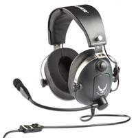 Thrustmaster Headset Over Ear headset Gamen Kabel Stereo Grijs, Metallic Volumeregeling, Microfoon uitschakelbaar (mute)