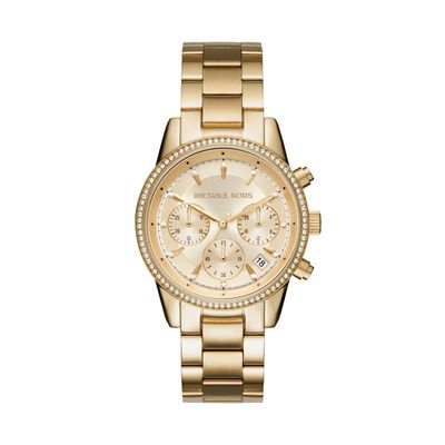 Horlogeband Michael Kors MK6356 / Ritz Staal Doublé 18mm