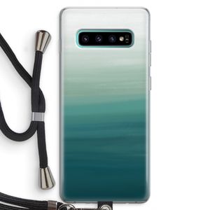 Ocean: Samsung Galaxy S10 Plus Transparant Hoesje met koord