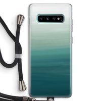 Ocean: Samsung Galaxy S10 Plus Transparant Hoesje met koord