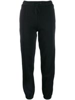 MSGM pantalon de jogging à bandes logos - Noir