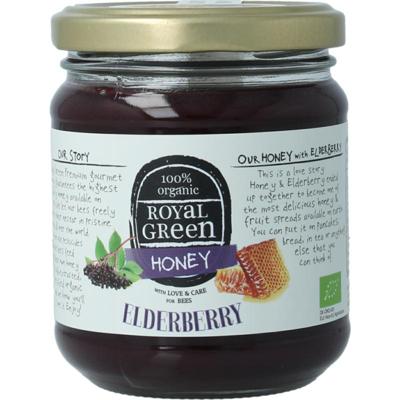 Royal Green Elderberry honey bio