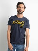50% korting - Petrol Industries Heren Artwork T-shirt Raven Grijs - XS - thumbnail