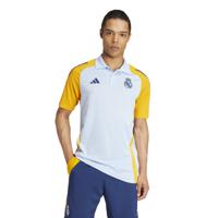 adidas Real Madrid Polo 2024-2025 Lichtblauw Geel Donkerblauw