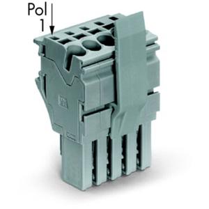 WAGO 2022-108/123-000 Connector, female Grijs 25 stuk(s)