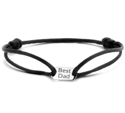 Tag Bracelet Small Cord Men