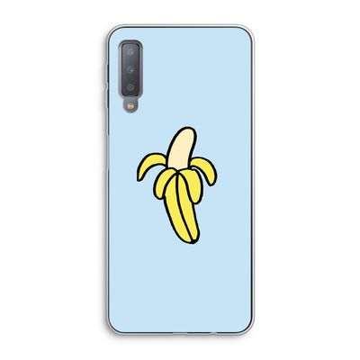 Banana: Samsung Galaxy A7 (2018) Transparant Hoesje