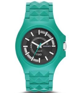 Horlogeband Diesel DZ1648 Kunststof/Plastic Turquoise 26mm