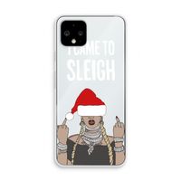 Came To Sleigh: Pixel 4 Transparant Hoesje