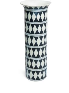 L'Objet vase Tribal en porcelaine (43) - Noir